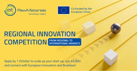 Arhiv: Regional Innovation Competition 2022 v organizaciji EIT RawMaterials